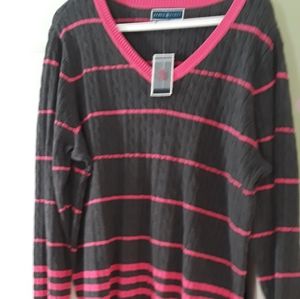 Karen Scott V neck sweater